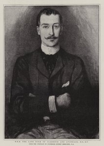 صاحب السمو الملكي دوق كلارنس وأفونديل الراحل ، KG ، KP بواسطة Hubert von Herkomer