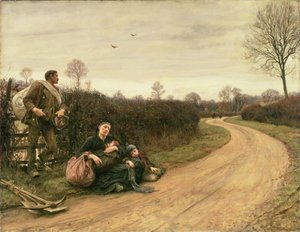 اوقات صعبة بواسطة Hubert von Herkomer