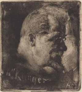 ماكس كلينجر بواسطة Hubert von Herkomer