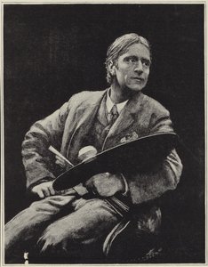 صورة ذاتية للفنان البريطاني Hubert Herkomer بواسطة Hubert von Herkomer