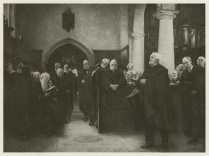 كنيسة تشارتر هاوس (الحفر) بواسطة Hubert von Herkomer