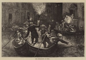 الغمر في روما بواسطة Hubert von Herkomer