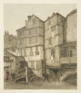 The Frome ، باتجاه المنبع نحو جسر الكريسماس ، 1823 بواسطة هيو أونيل