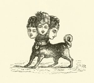أنثى سيربيروس (نقش)