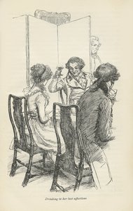 الشرب لأفضل عواطفها ، 1896 بواسطة هيو طومسون