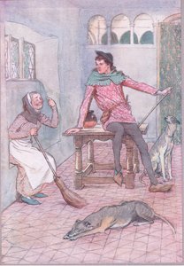 لم تكن عبادتك تريد فوق عينك ؟، توضيح من The Merry Wives of Windsor ، 1910 بواسطة هيو طومسون