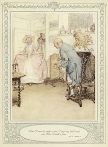 رسم توضيحي لـ Goldsmith&39;s She Stoops to Conquer