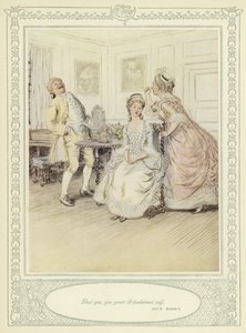 رسم توضيحي لـ Goldsmith&39;s She Stoops to Conquer