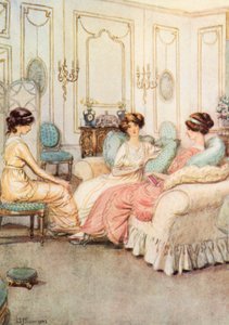 رسم توضيحي لـ JM Barries The Crichton الرائع بواسطة هيو طومسون