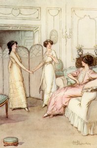 رسم توضيحي لـ JM Barries The Crichton الرائع بواسطة هيو طومسون