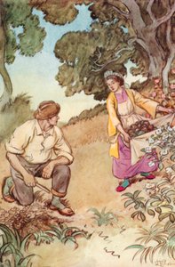 رسم توضيحي لـ JM Barries The Crichton الرائع بواسطة هيو طومسون