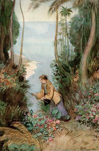 رسم توضيحي لـ JM Barries The Crichton الرائع بواسطة هيو طومسون