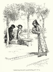 Illustration for Northanger Abbey by Jane Austen (litho) بواسطة هيو طومسون