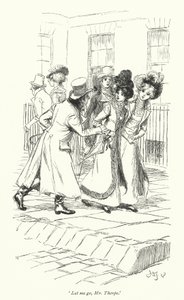رسم توضيحي لـ Northanger Abbey بواسطة Jane Austen (litho) بواسطة هيو طومسون
