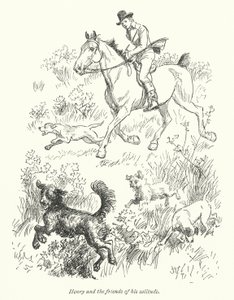 رسم توضيحي لـ Northanger Abbey بواسطة Jane Austen (litho) بواسطة هيو طومسون