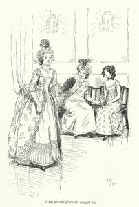 رسم توضيحي لـ Northanger Abbey بواسطة Jane Austen (litho) بواسطة هيو طومسون