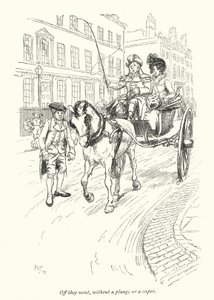 رسم توضيحي لـ Northanger Abbey بواسطة Jane Austen (litho) بواسطة هيو طومسون
