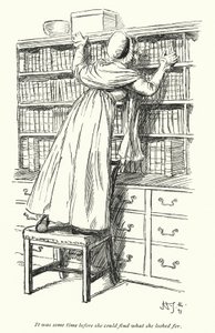 رسم توضيحي لـ Northanger Abbey بواسطة Jane Austen (litho) بواسطة هيو طومسون