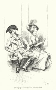 رسم توضيحي لـ Northanger Abbey بواسطة Jane Austen (litho) بواسطة هيو طومسون