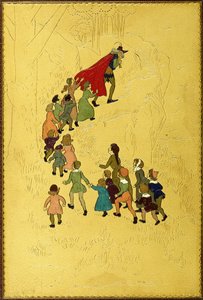 الغطاء العلوي ، مع توضيح للبايبر متبوعًا بالأطفال ، 1893 بواسطة هيو طومسون