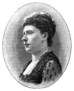 الأميرة بياتريس ، الابنة الصغرى للملكة فيكتوريا ، 1900.