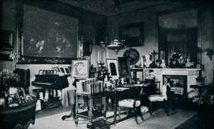 غرفة الجلوس الخاصة كوينز في أوزبورن ، c1899 ، 1901