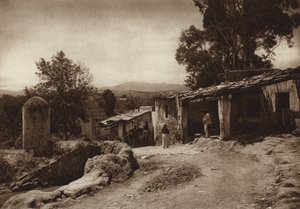 المكسيك: سان إستيبان، ضواحي العاصمة ميخيكو (صورة فوتوغرافية بالأبيض والأسود) بواسطة هوغو بريمه