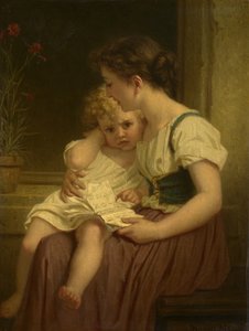 الأم والطفل ، c.1864