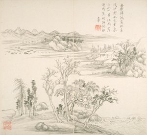 ألبوم After Old Masters And Poems (ألبوم (10 أوراق) ، حبر على ورق)