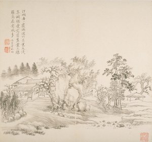 ألبوم After Old Masters And Poems (ألبوم (10 أوراق) ، حبر على ورق)