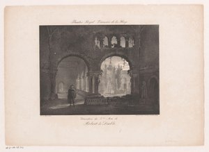 تعيين قطعة للأوبرا روبرت لو ديابل مسرح Royal Francais de la Haye (العنوان على الكائن)