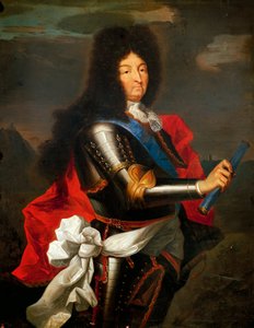 Portrait of Louis XIV of France (oil on canvas)