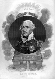 الأدميرال ريتشارد هاو ، أول إيرل هاو ، 1726-1799 ، أميرال إنجليزي ، 1816.