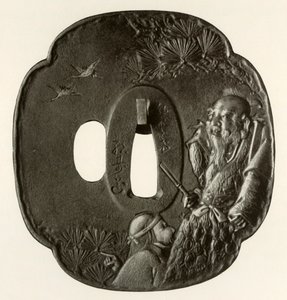 الزوجان القديمان تاكاساجو ، c1800-1820 ، 1910. بواسطة Ichijosai Hirotoshi