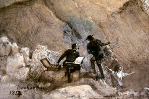 Ignace Francois Bonhomme يرسم في الهواء الطلق بواسطة إجناس فرانسوا بونهوم