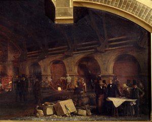 علم المعادن: "" الصياغة الكبيرة لتفاصيل فورشامبولت. لوحة لفرانسوا بونهوم (1809-1881) 1839 فورشامبولت. بواسطة إجناس فرانسوا بونهوم
