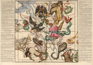 لوحة الانقلاب الشتوي 5 من طائرات مجلس الكرة السماوية خلال الوصف ، حانة. 1674 (نقش يدوي) بواسطة Ignace Gaston Pardies