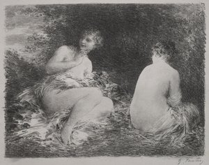 السباحون ، 1899. بواسطة Ignace Henri Jean Fantin Latour