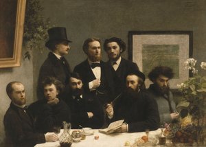 بواسطة الجدول ، 1872 بواسطة Ignace Henri Jean Fantin Latour