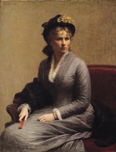شارلوت دوبورج (1850-1921) 1882 بواسطة Ignace Henri Jean Fantin Latour