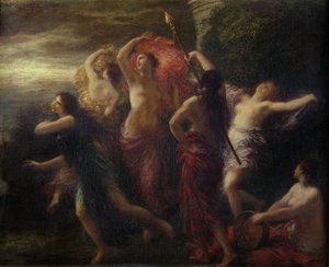 الراقصون ، 1891 بواسطة Ignace Henri Jean Fantin Latour