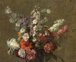 دلفنيوم. قدم لارك ، 1899 بواسطة Ignace Henri Jean Fantin Latour
