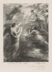 الجنة وبيري ، 1893. بواسطة Ignace Henri Jean Fantin Latour