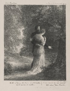 قصائد الحب برامز. بواسطة Ignace Henri Jean Fantin Latour