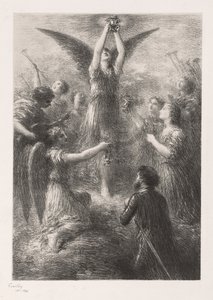 مقدمة لوهنجرين ، 1898. بواسطة Ignace Henri Jean Fantin Latour