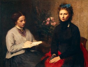 Reading بواسطة Ignace Henri Jean Fantin Latour