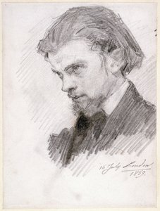 صورة ذاتية ، 1859 بواسطة Ignace Henri Jean Fantin Latour