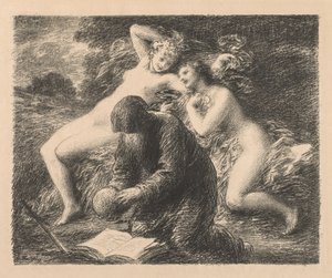 إغراء القديس أنتوني ، 1893. بواسطة Ignace Henri Jean Fantin Latour