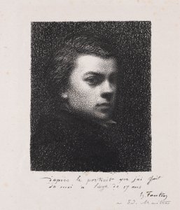 الفنان في 17 سنة ، 1892. بواسطة Ignace Henri Jean Fantin Latour