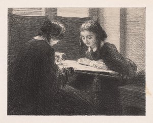 المطرزات ليه بروديوز 1898. بواسطة Ignace Henri Jean Fantin Latour